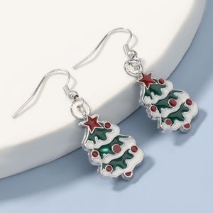 3/$15 Christmas Tree Drop Earrings